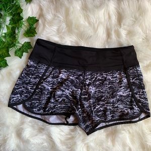 Lululemon Black & White Shorts